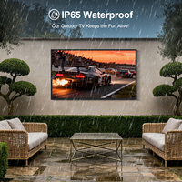 Televisor para Exteriores de 65 Pulgadas, 1000nits, IP65 Resistente al Agua, con Resolución 4K, 5 Años de Garantía, para Uso Comercial, Directo de Fábrica