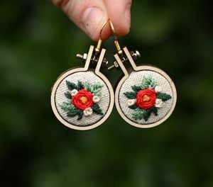 ต่างหูลูกปัดเย็บปักทำด้วยมือต่างหูลูกปัดหลายแบบตามสั่งสำหรับผู้หญิงเครื่องประดับสำหรับปาร์ตี้ในราคาที่ดีที่สุด - Product Image 4