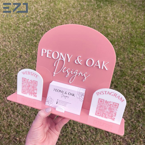 Ezd Tùy Chỉnh Bàn Top Đăng Miễn Phí Đứng Bảng Dấu Hiệu Thương Hiệu Logo Hiển Thị Dấu Hiệu Quảng Cáo Truy Cập Hiển Thị Logo Acrylic Thư Đăng - Product Image 1