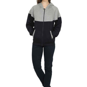 Sudadera con cremallera OEM para mujer con mangas largas transpirables y bolsillos laterales de tamaño personalizado para uso en invierno Nuevo diseño - Product Image 5