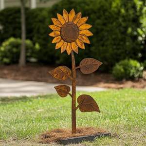 Iron Aluminum Garden <b>Stakes</b> Stylish Lawn Decor Outdoor Plant Markers Durable Rust Resistant Design Weatherproof Handmade Quality - Product Image 5