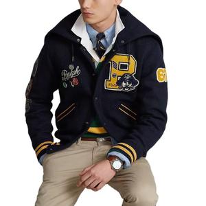 Personnalisé 100% coton lourd chenille brodé laine lettrage hommes Varsity Baseball Jacket College Jacket - Product Image 3