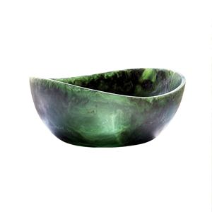 Green Swirled Resin Serving <b>Bowls</b> Set of 2 Wood & Resin <b>Bowl</b> Online at Best Price Customized Size Made in India - Product Image 4