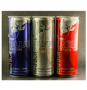 Pack de 12 Red Bull All Special Edition 250ml Rouge Bleu Argent Jaune Boisson Énergisante Pétillante pour la Maison et le Travail - Product Image 5