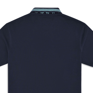 Customizable <b>Men's</b> High-End 100% Cotton for Polo Shirt Eco-Friendly Solid Pattern Fabric <b>Navy</b> Plain Pique Design Sizes XL 5XL - Product Image 5