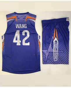 Uniformes de Baloncesto con Impresión Digital Completa, Conjuntos de Camiseta y Pantalones Cortos de Baloncesto de Malla de Poliéster, Jersey de Baloncesto - Product Image 1