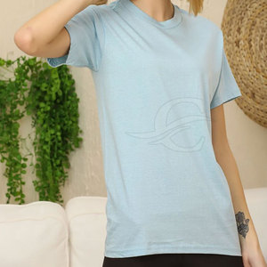 Camiseta de Verano para Mujer, Diseño 2025, Tejido de Lona Transpirable y Ecológico, Ropa Casual de Alta Calidad en Venta - Product Image 5