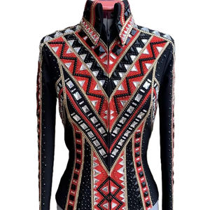 Chaqueta de equitación occidental de Showmanship Premium Ropa ecuestre elegante y elegante - Product Image 1