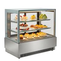Vitrinas de Vidrio para Panadería, Vitrina Comercial para Pasteles, Mostrador Refrigerado para Postres