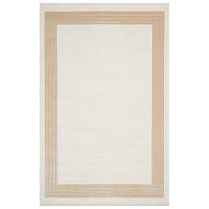 Alfombras Depot Modern Mazzini 1480 Area Rug Cream 60% Viscose 40% Acrílico Non-Shed Easy-Clean Durable para el estudio del dormitorio - Product Image 1
