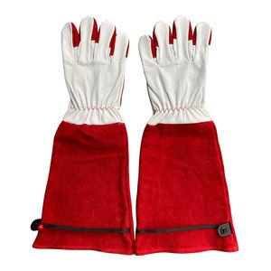 Guantes de soldadura de cuero de seguridad de metal resistente Llegada Resistencia al calor Guantes de seguridad razonables Resistencia al calor personalizada - Product Image 2