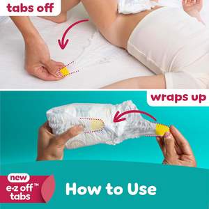 Couches Pampers - Swaddlers 360 °   Taille 4, 132 unités, jusqu'à 100 % anti-fuites, confortables et respirantes, conçues pour des changes faciles, à enfiler pour bébé - Product Image 3