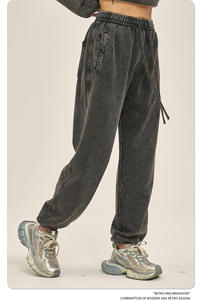 Pantalones Deportivos Unisex de Corte Holgado, Pantalones Jogger Anchos y Lavados, Ropa Casual Transpirable para Entrenamientos - Product Image 2