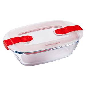 Récipient de stockage alimentaire Pyrex 400 ml pour cuisiner et réchauffer, idéal pour la cuisine domestique - Product Image 1