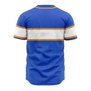 Custom Baseball Jerseys Anti-Bacterial & UV Breathable Quick Dry Sportswear Plus Size Shirts & Tops for Unisex OEM Service - Product Image 3