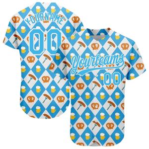 Personalizado de alta calidad de los hombres de secado rápido sublimación Camo impresión completa botón abajo béisbol Jersey moda ocio béisbol Jersey - Product Image 1