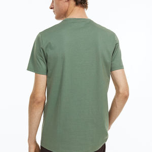 Camiseta de hombre de color sólido de alta calidad con logotipo personalizado impreso, ropa de hombre, nueva camiseta de talla grande de marca - Product Image 4