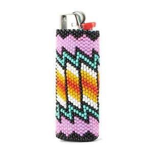 Eco-friendly Beaded <b>Lighter</b> Covers With Intricate Embroidery Lightweight Case for DIY Use Top Top Beaded Handmade <b>Lighter</b> Cover - Product Image 5