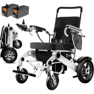 DOTMALL <b>Electric</b> <b>Wheelchair</b> <b>Foldable</b> 2*10AH Battery Operated Rollator Rollstuhl Durable and Portable Electricorollstuhl - Product Image 1