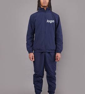 2025 Wholesale Unisex Custom Winter Windbreaker <b>Jacket</b> Short Set <b>Light</b> <b>Weight</b> Reversible Hooded Breathable Nylon Tracksuits - Product Image 3