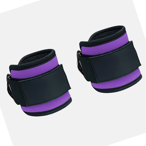 Sangles de cheville et de poignet rembourrées réglables en néoprène avec anneau en D pour machine à câbles, confortables - Product Image 6