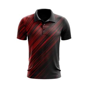 Nouveau logo personnalisé design en gros et haut un fabricant mode sublimation design à manches courtes polo polo t-shirt hommes complet C - Product Image 2