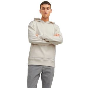 Pull-over à capuche en coton décontracté pour hommes, tissu en molleton de polyester uni, conception de logo personnalisé, 100% coton, teint uni - Product Image 1