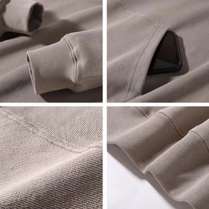 Sudadera con Capucha Unisex 100% Algodón French Terry, Impresión Personalizada, Alta Calidad, 460 Gsm, Talla Grande, Diseño Sólido para Invierno - Product Image 4