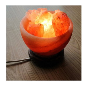 Vente en gros de lampes à sel rose de l'Himalaya à LED solides raffinées pour un meilleur sommeil soulagement du stress et amélioration de l'humeur emballées dans un sac ou un sachet - Product Image 6
