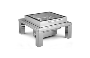 Ensemble de chauffe-plats en acier inoxydable pour chauffer les aliments à vendre - Product Image 5