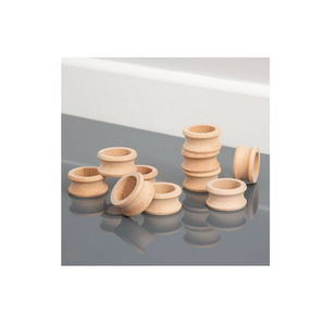 Anneaux de serviette en bois de qualité supérieure accessoire de table attrayant pour tout cadeau porte-serviettes en occasion - Product Image 3