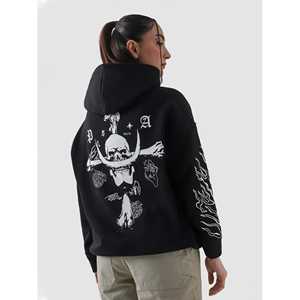 Tela de Punto 100% Algodón con Serigrafía de One Piece White Beard - Product Image 2