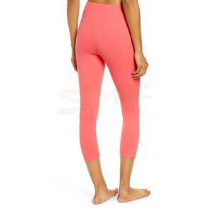 High Quality Women's Slim Fit Breathable Quick Dry Anti-Bacterial <b>Leggings</b> New Arrival Casual Solid <b>Pattern</b> Pants - Product Image 3