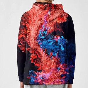 Sweats à capuche imprimés avec motifs personnalisés, en coton doux, style pull-over, pour un usage quotidien, mode décontractée et confortable - Product Image 4