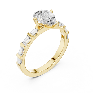 Bague en or lourd 10K Collection mariée - Product Image 6