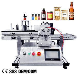 Etiquetadora Automática de Botellas de Escritorio YM415 con Mecanismo de Sujeción de Botellas para Aplicar Etiquetas en Frascos de Miel y Botellas de Vino - Product Image 1