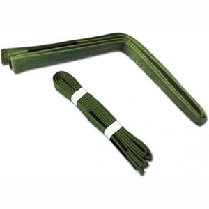 Cinturón de Artes Marciales de Algodón Tejido de Grado Profesional para Jiu Jitsu Brasileño (BJJ) Verde Premium Parrot - Product Image 1