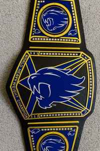 เข็มขัดหนังมวย8มม. พร้อมโลโก้โลหะผสมสังกะสีและดีไซน์ที่ได้แรงบันดาลใจจากผู้ผลิตและมวยปล้ำ - Product Image 2