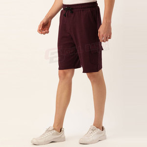 Venta directa de fábrica Pantalones cortos casuales para hombres Tamaño personalizado Nuevo patrón sólido de moda Pantalones cortos de entrenamiento Método de tejido no tejido - Product Image 3