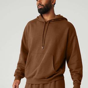 Sudadera con capucha de Terry francés de peso pesado cómoda para mujer Sudadera con capucha de gran tamaño Faith con bolsa de canguro-para invierno - Product Image 3