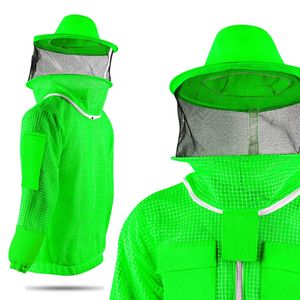 Chaqueta duradera ventilada para apicultura hecha de poliéster con etiqueta privada personalizada para chaquetas de apicultor profesional - Product Image 6