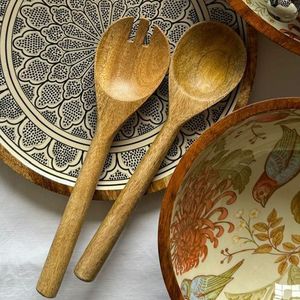 Cocina y mesa con acabado de madera natural de la mejor calidad, último diseño, artículos hechos a mano, madera de acacia y mango con esmalte - Product Image 2