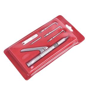 เครื่องมือถอดครอบฟันแบบใช้มือ 3 หัวจับ สแตนเลส ใช้ซ้ำได้ คีม ปากคีบ เครื่องมือผ่าตัดทางทันตกรรม - Product Image 1