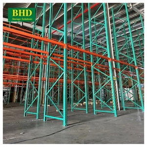 Prix compétitif Étagère à palettes standard BHD Vietnam de couleur verte à longueur personnalisée aux États-Unis pour la manutention des stocks en entrepôt - Product Image 5
