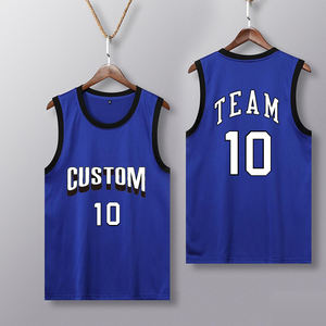 Camiseta de baloncesto personalizada para hombre, camiseta de malla Retro de secado rápido Vintage, conjunto de sarga de aparejos con ropa de baloncesto Retro transpirable - Product Image 6