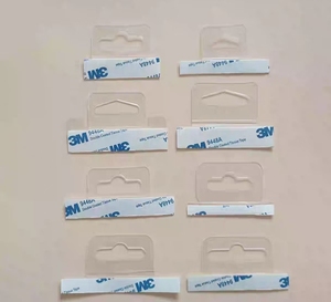 Supplying PVC Self-adhesive <b>Strong</b> Stickiness J-hooks Die Cut Airplane Hole Stickers Various Packaging <b>Boxes</b> Plastic Hooks High - Product Image 3