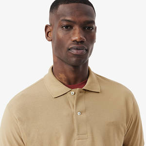 Camisetas Polo de hombre al aire libre de moda masculina ajustada de alta calidad camisetas polo de hombre de estilo a rayas de moda de verano - Product Image 3