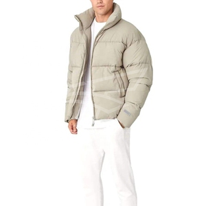 Chaquetas de hombre personalizadas ligeras al por mayor burbuja acolchada poliéster Logo parche Puffer mujeres y chaquetas de hombre - Product Image 4