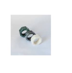 Elegant Marble White Napkin Rings Top Design Table <b>Wedding</b> Parties Decoration Standard Quality Piece <b>for</b> Wholesale Price - Product Image 2