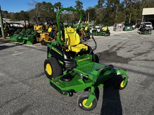 เครื่องตัดหญ้าแบบนั่งขับ John Deere Zero Turn ใช้เครื่องยนต์เบนซิน พร้อมอุปกรณ์ตัดแต่งพุ่มไม้ เหมาะสำหรับสวนและฟาร์ม มีขายแล้ว - Product Image 3